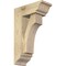 Ekena Millwork Westlake Traditional Rough Sawn Bracket w/ Offset Brace, Douglas Fir, 6"W x 14"D x 22"H BKT0604X14X22WTL01RDF - alternate 1